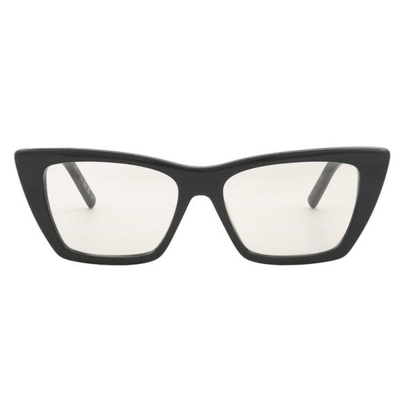 New Authentic Saint Laurent Yellow Cat Eye Ladies Sunglasses SL 276 MICA 038 53 - Picture 1 of 6